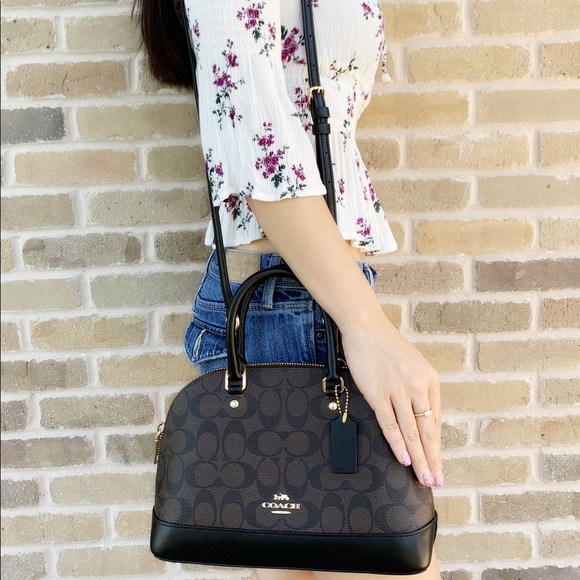 Coach dome satchel black signature - Picture 3 of 3